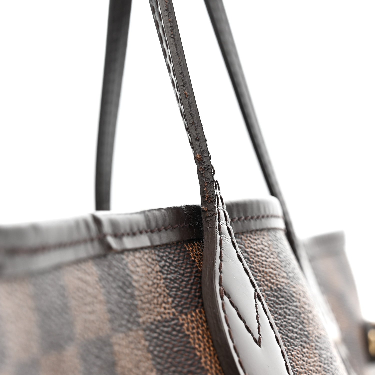 Louis Vuitton Damier Ebene Neo Neverfull MM Rose Ballerine