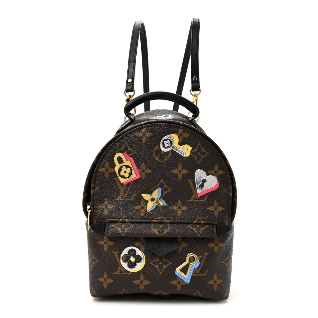Louis Vuitton Monogram Love Lock Palm Springs Backpack Mini