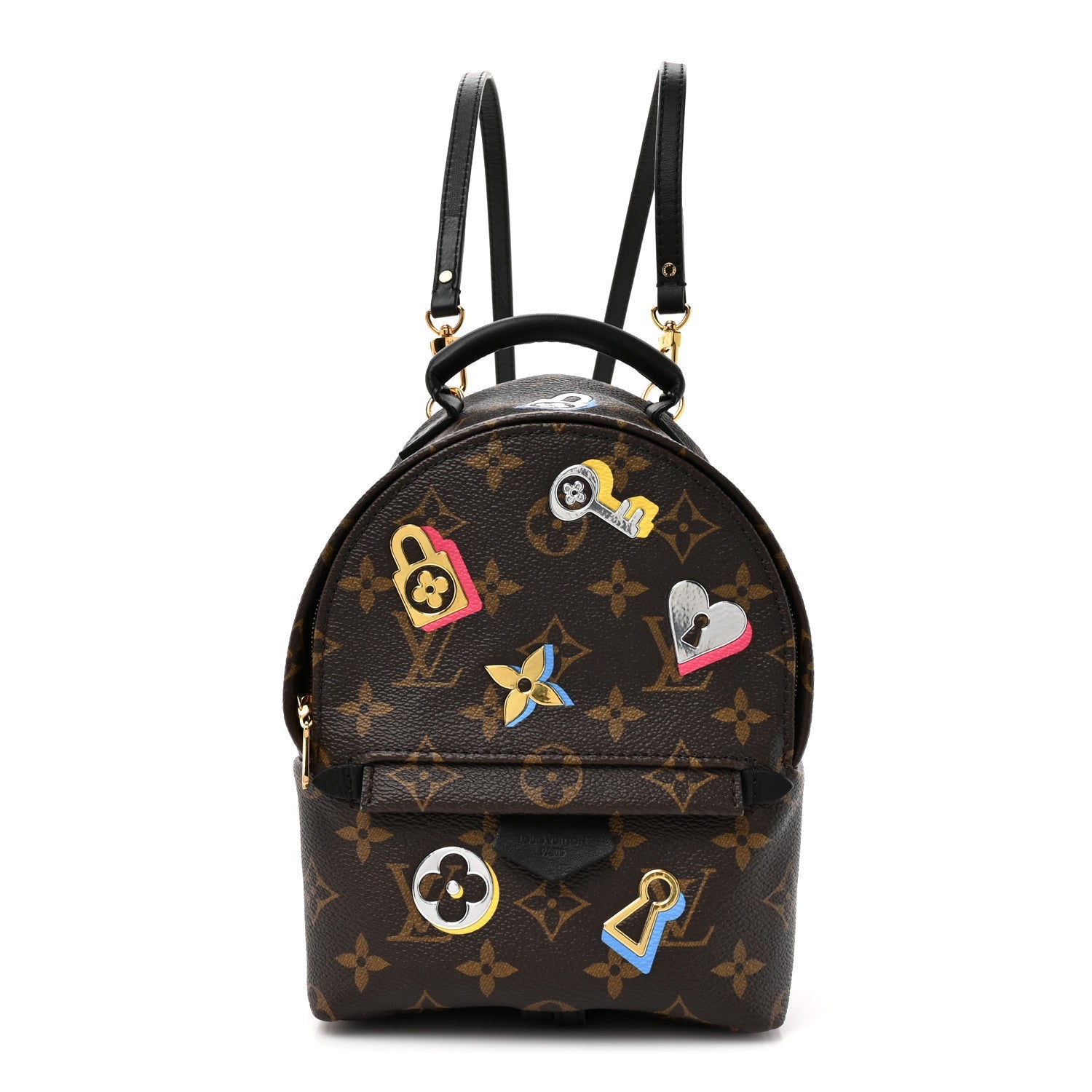 Louis Vuitton Monogram Love Lock Palm Springs Backpack Mini