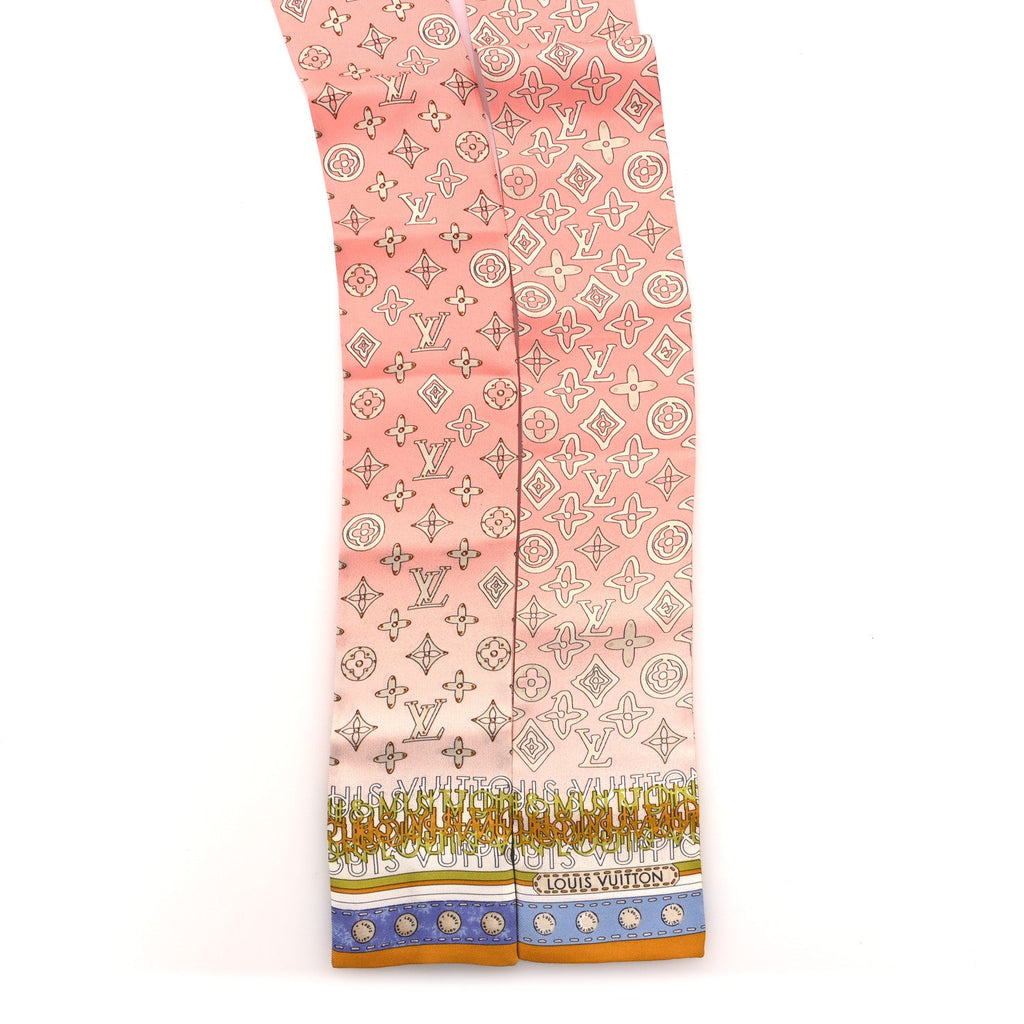 Louis Vuitton Silk Monogram Map Bandeau