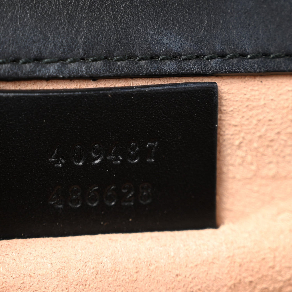 Gucci Guccissima Small Padlock Shoulder Bag Black