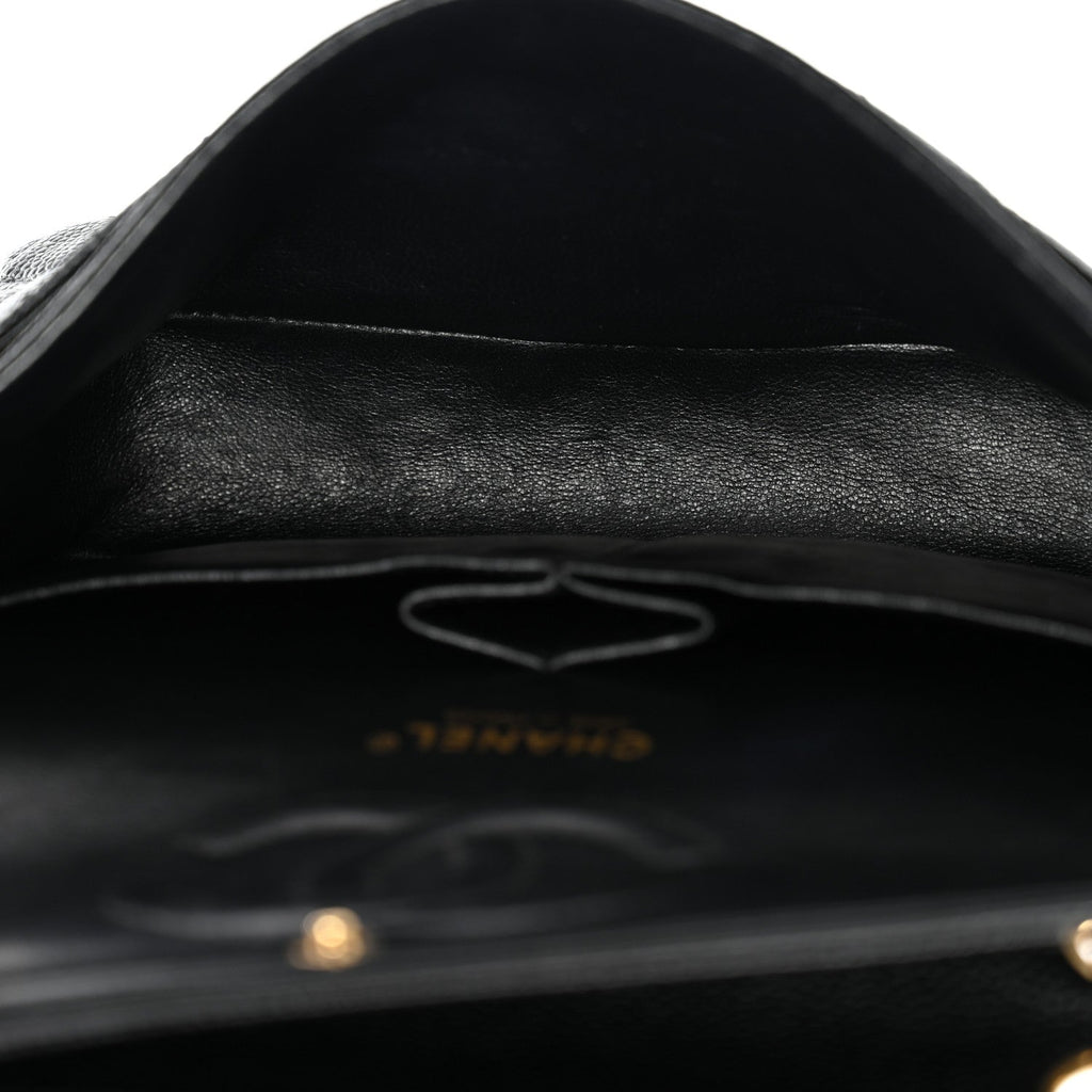Chanel Caviar Quilted Medium Double Flap Black