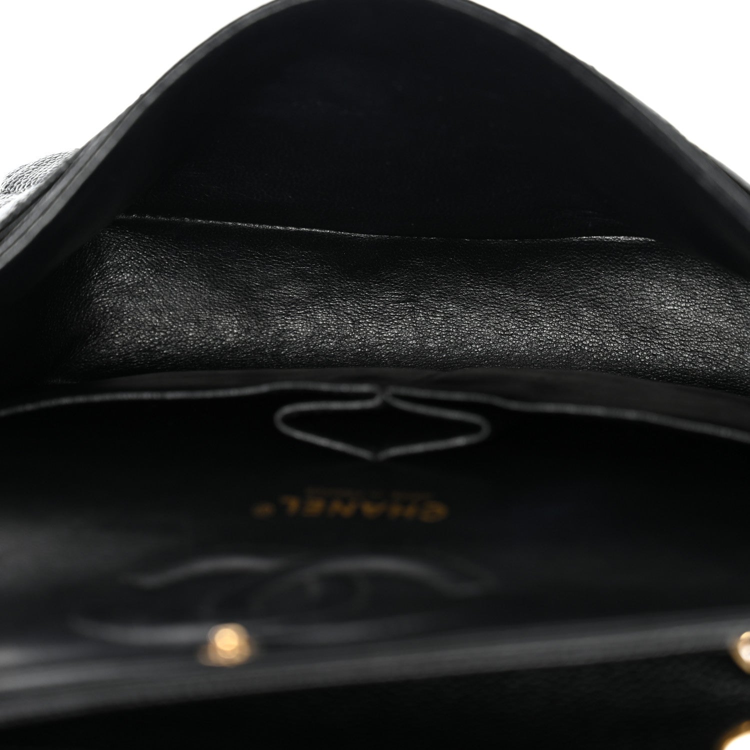 Chanel Caviar Quilted Medium Double Flap Black