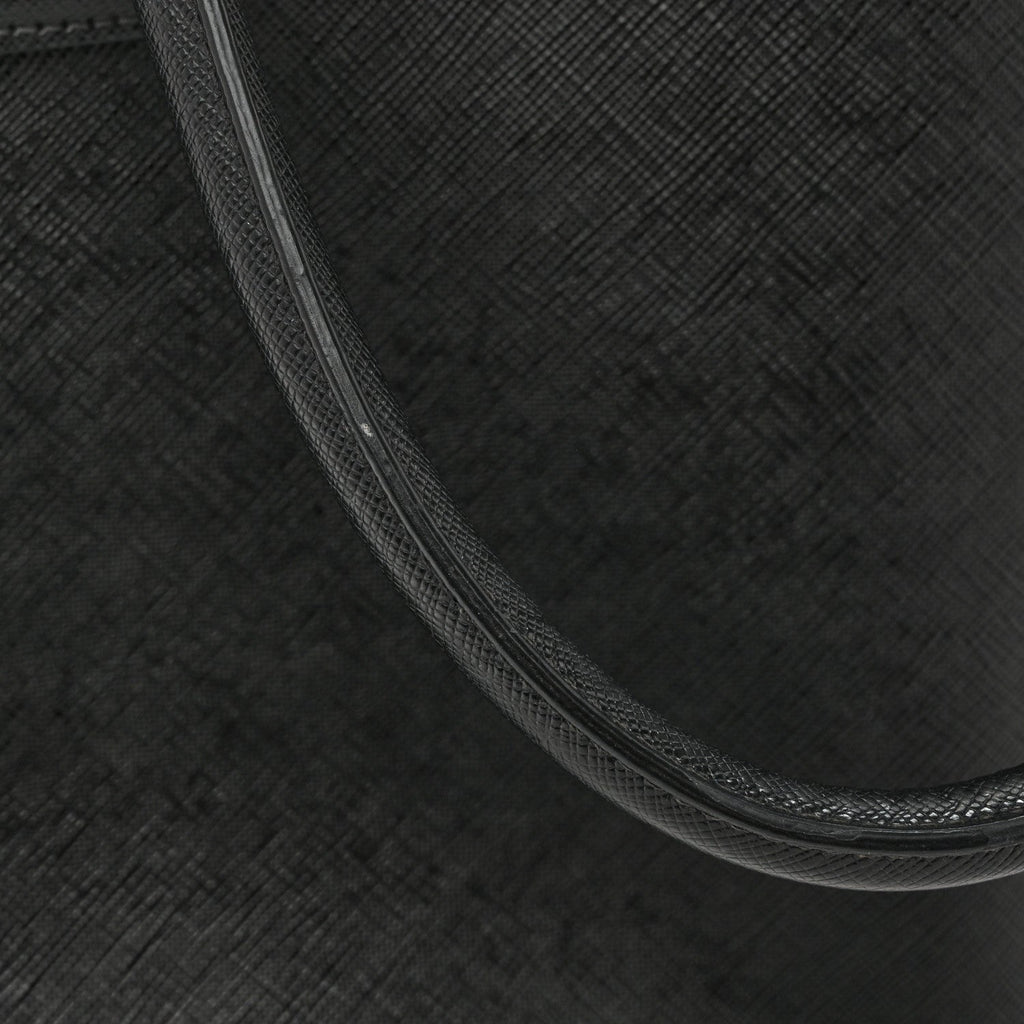 Prada Saffiano Lux Medium Galleria Double Zip Tote Black