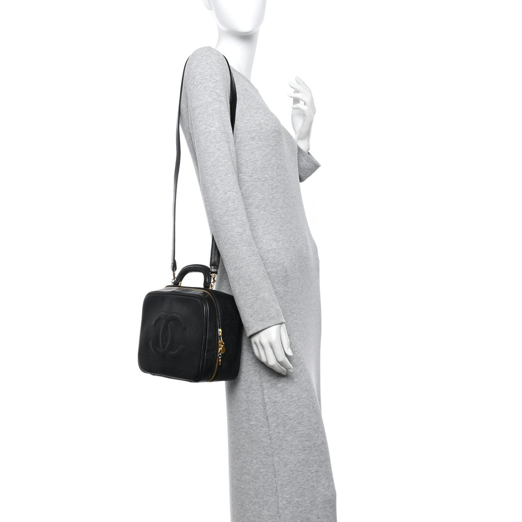 Caviar Timeless CC Vanity Case Black