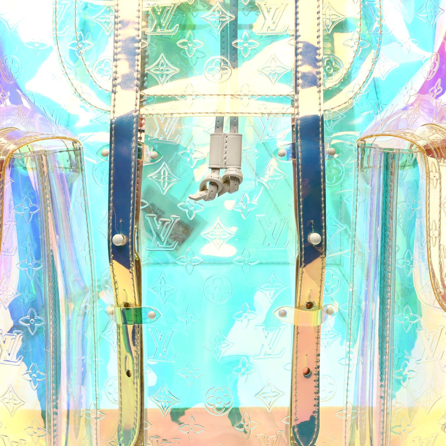 Louis Vuitton PVC Monogram Christopher Backpack GM Iridescent Prism