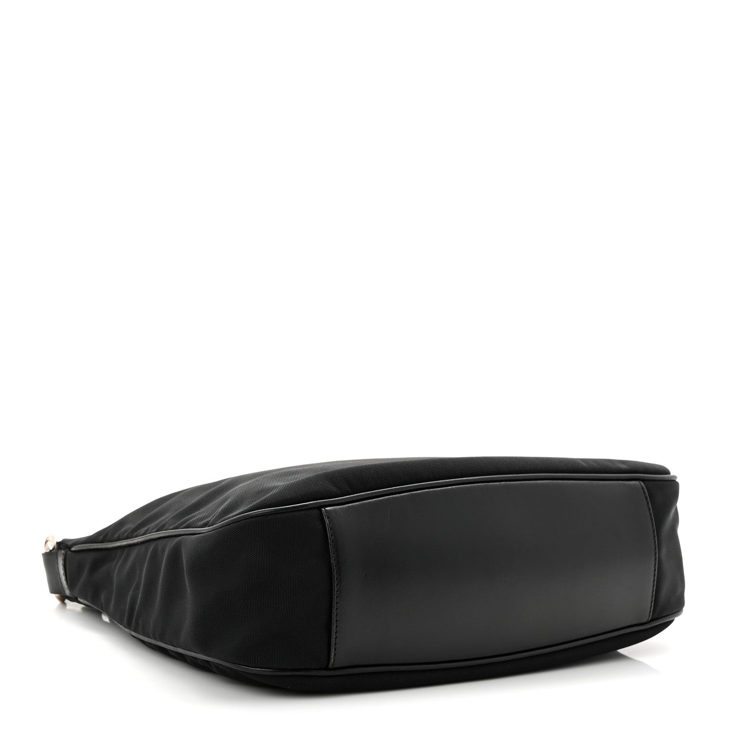 Gucci Nylon Bamboo Hobo Black