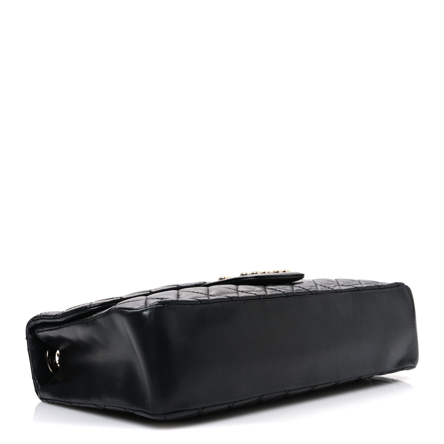 Chanel Lambskin Medium Westminster Pearl Flap Black