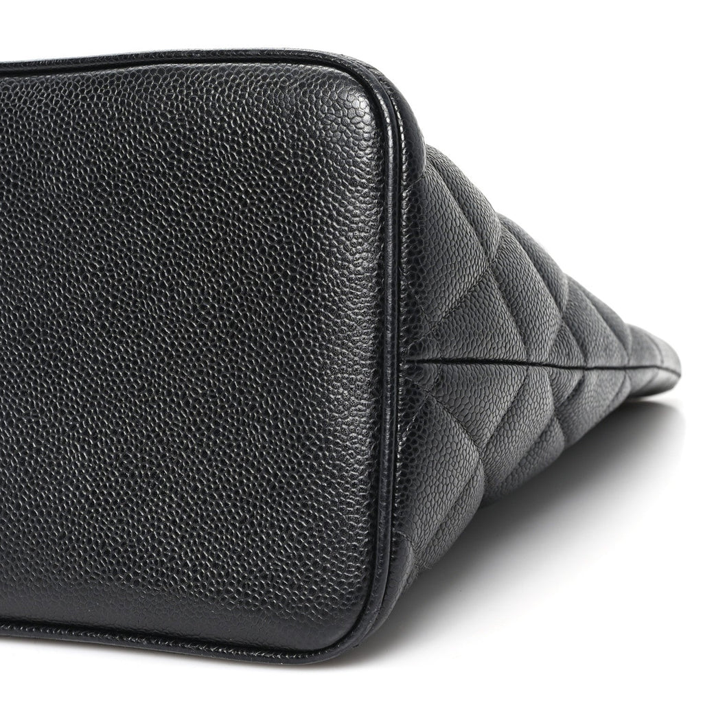 Chanel Caviar Quilted Medallion Tote Black