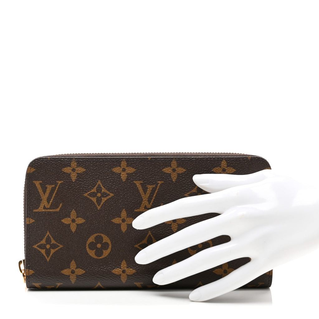 Louis Vuitton Monogram Zippy Wallet Coquelicot
