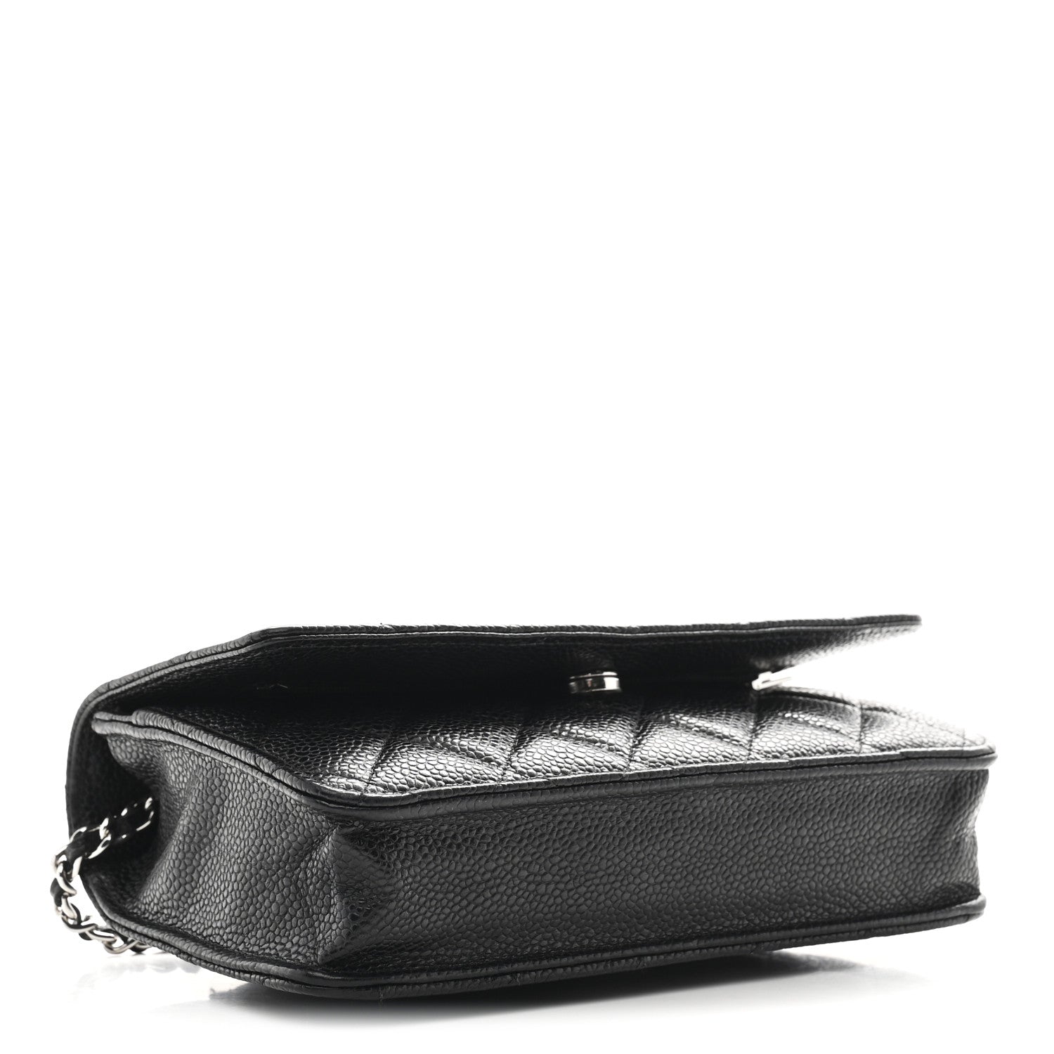 Chanel Caviar Quilted Wallet on Chain WOC Black
