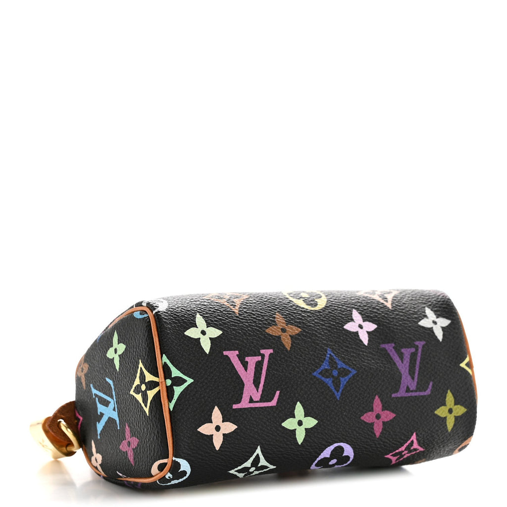Louis Vuitton Monogram Multicolor Mini Sac HL Speedy Black