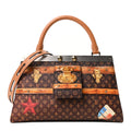 Louis Vuitton Calfskin Transformed Monogram Time Trunk Crown Frame Bag