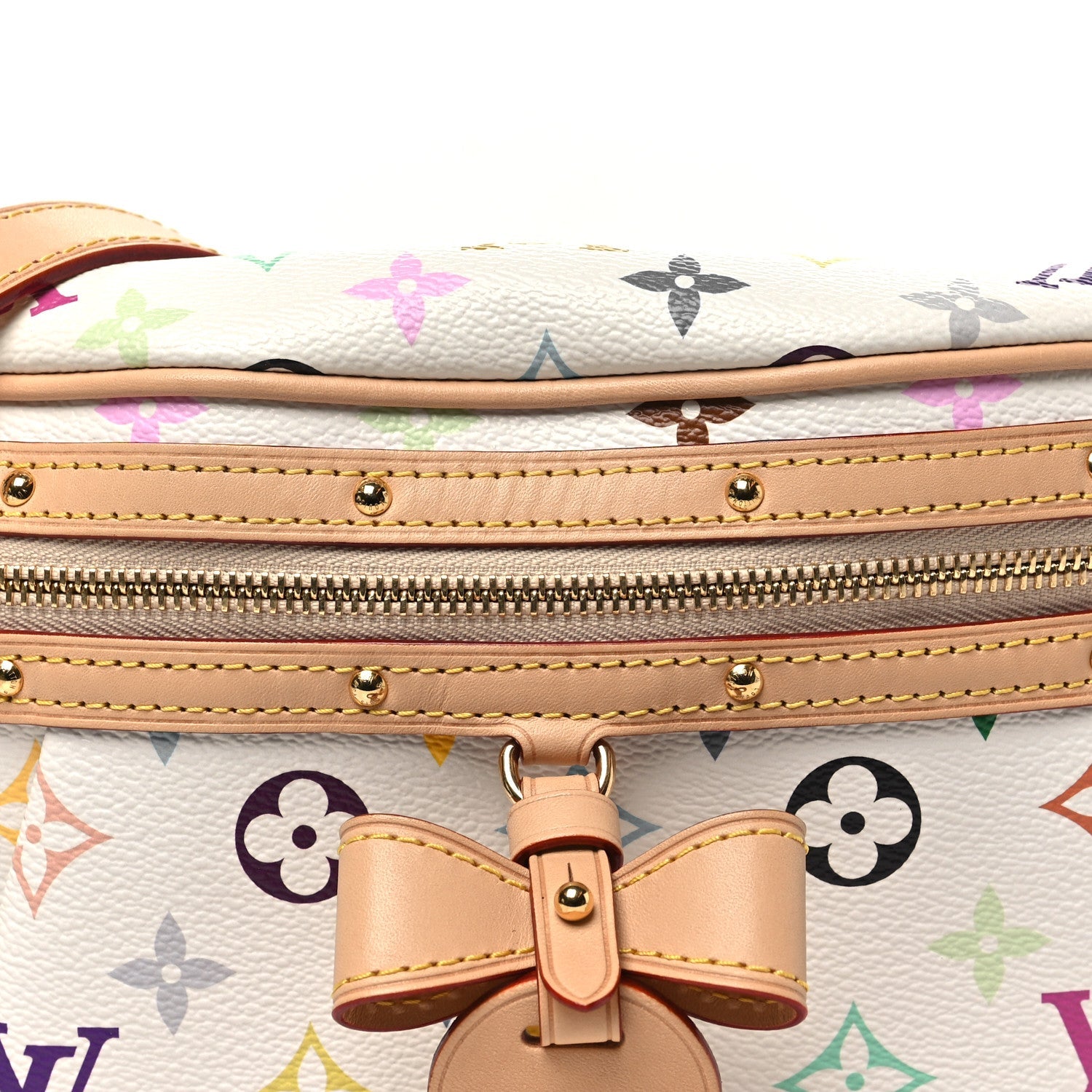Louis Vuitton LV X TM Monogram Multicolor High Rise Bumbag White