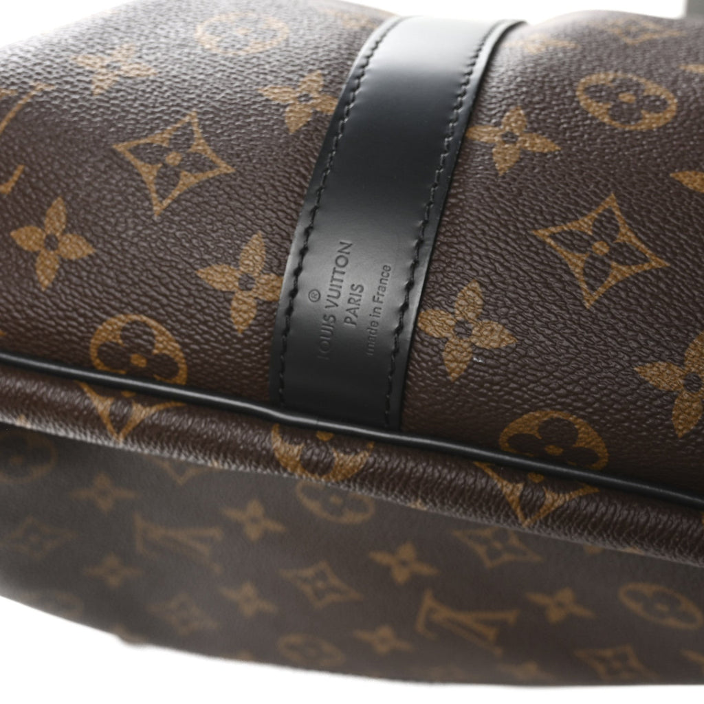 Louis Vuitton Monogram Macassar Keepall Bandouliere 55