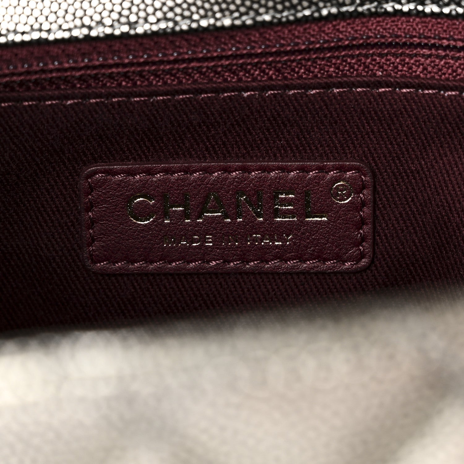 Chanel Metallic Caviar Quilted Small Coco Handle Flap Silver
