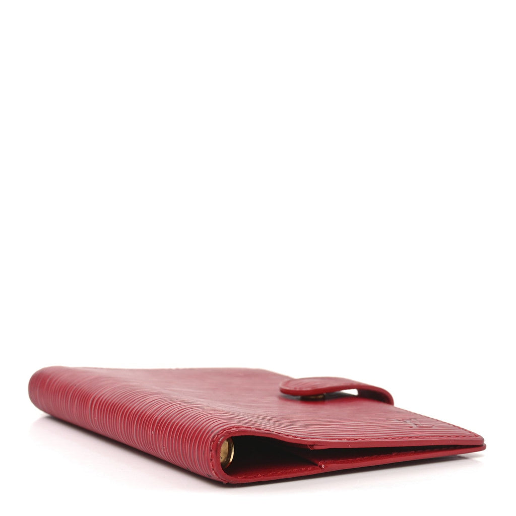 Louis Vuitton Epi Small Ring Agenda Cover Red