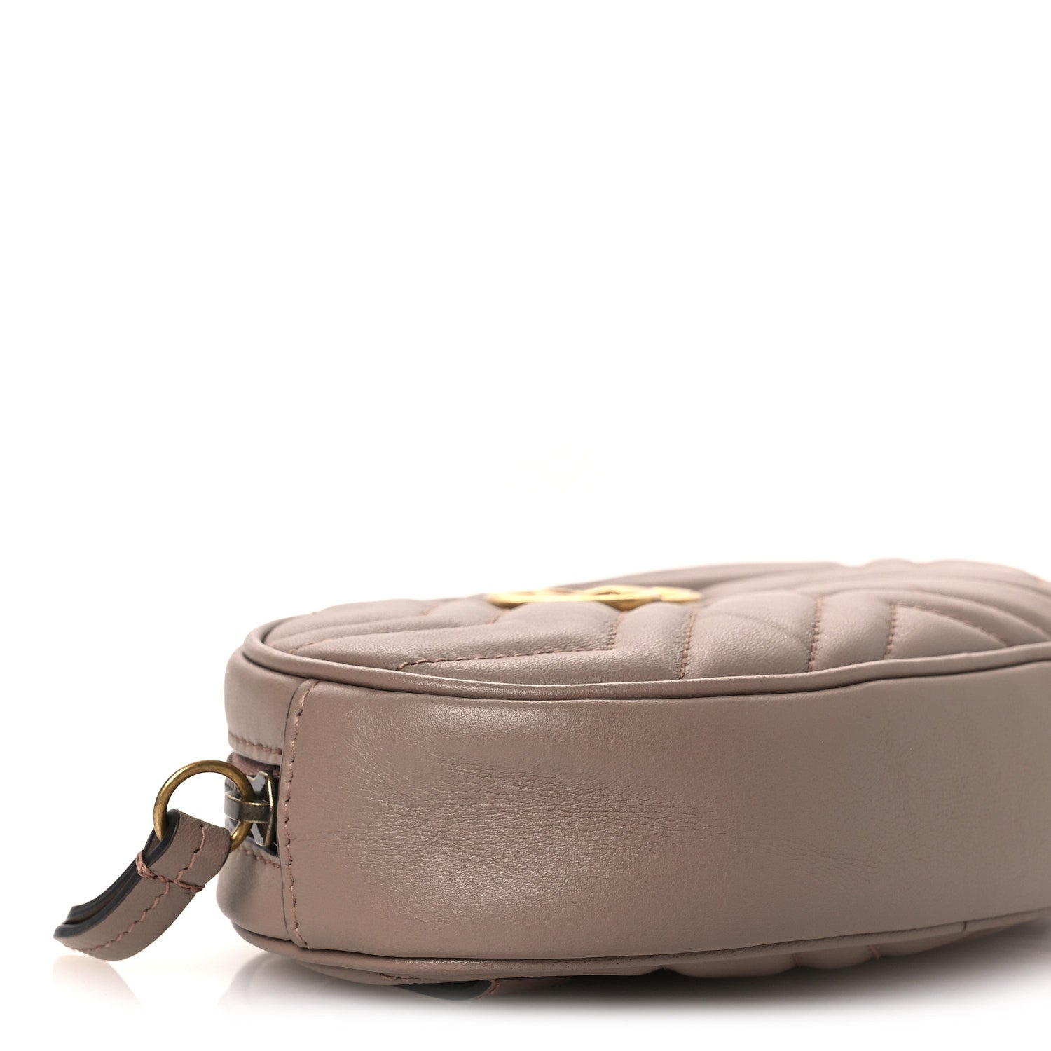 Gucci Calfskin Matelasse GG Marmont Belt Bag 85 34 Porcelain Rose