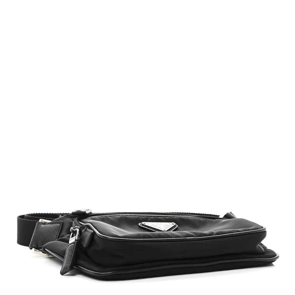 Prada Re-Nylon Saffiano Belt Bag Black