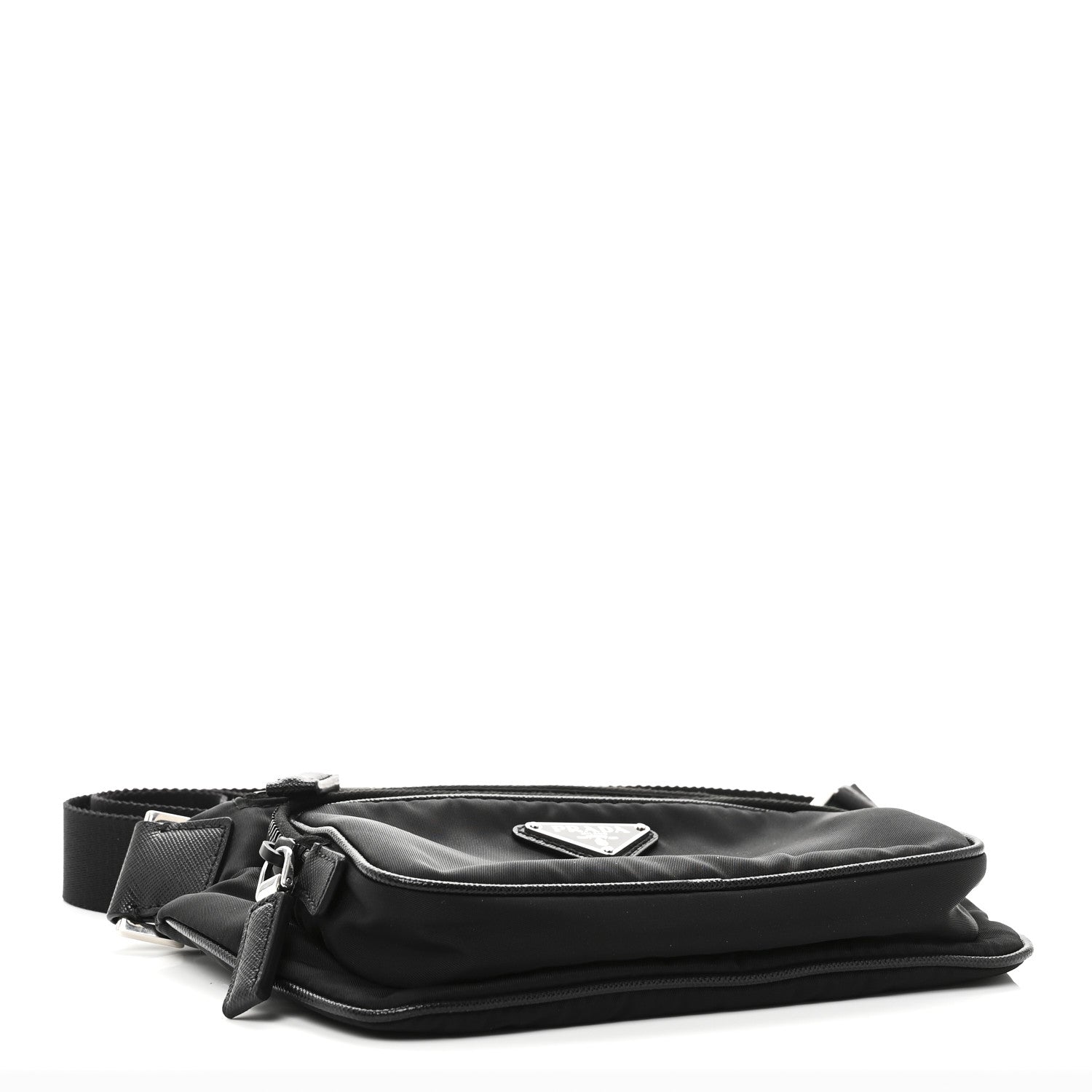 Prada Re-Nylon Saffiano Belt Bag Black