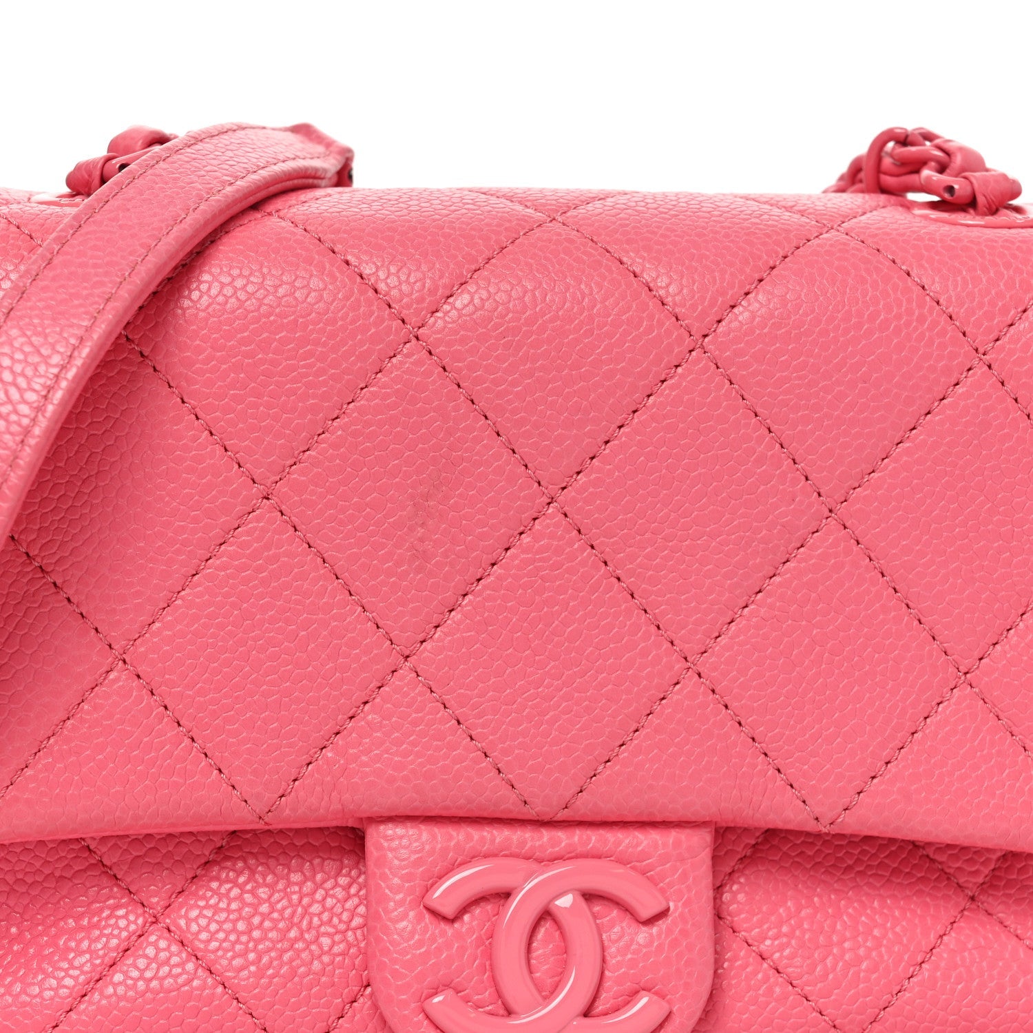 Chanel Caviar Quilted Mini Incognito Square Flap Pink