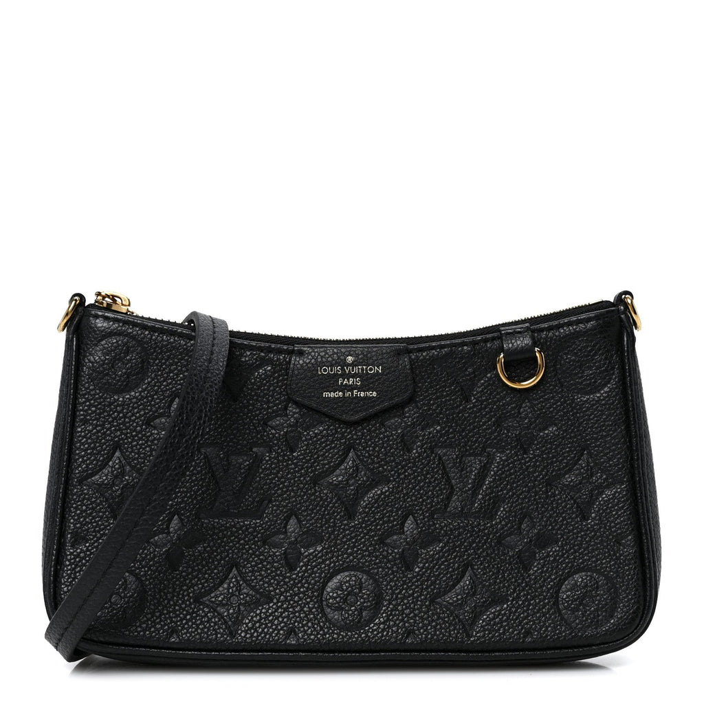 Louis Vuitton Empreinte Easy Pouch On Strap Black