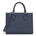 Louis Vuitton Metallic Empreinte Monogram Giant Onthego PM Navy Nacre