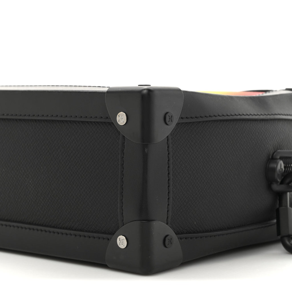 Louis Vuitton Taiga Rainbow Soft Trunk Black