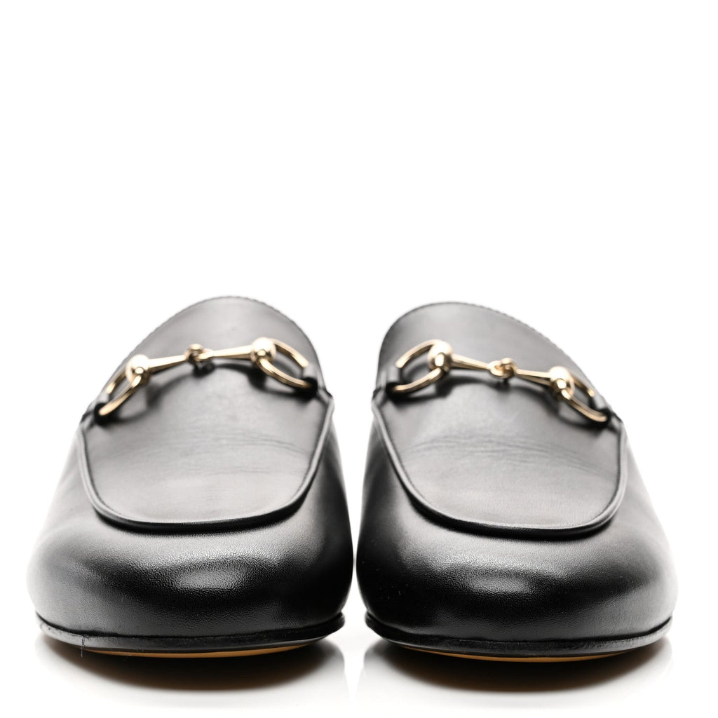 Gucci Calfskin Womens Princetown Slippers 36 Black