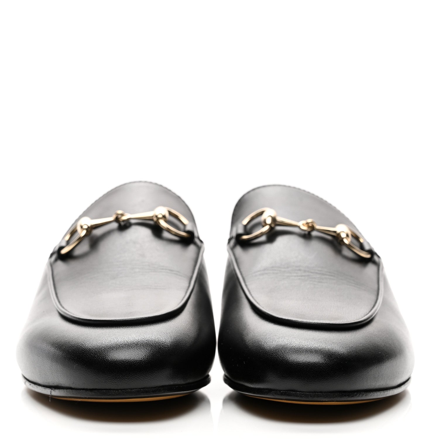 Gucci Calfskin Womens Princetown Slippers 36 Black