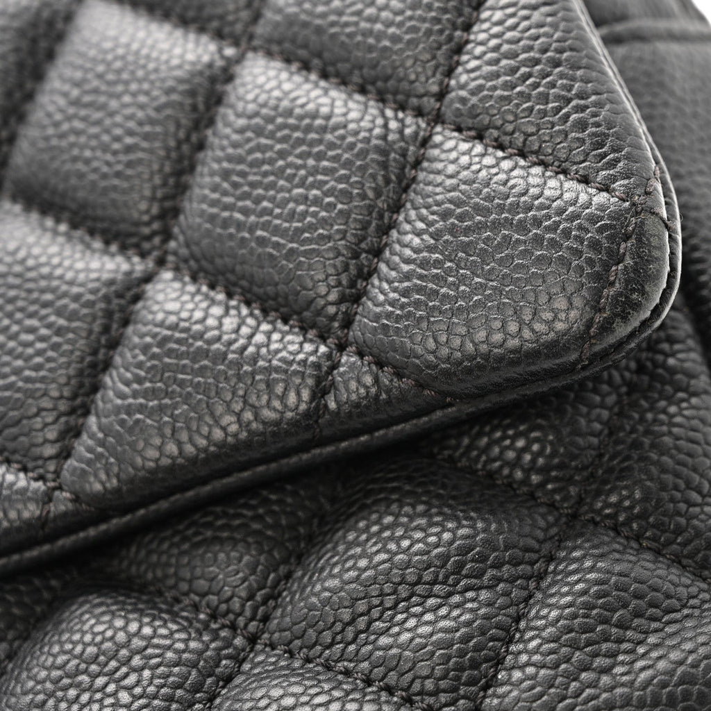 Chanel Caviar Quilted Jumbo Easy Flap Black