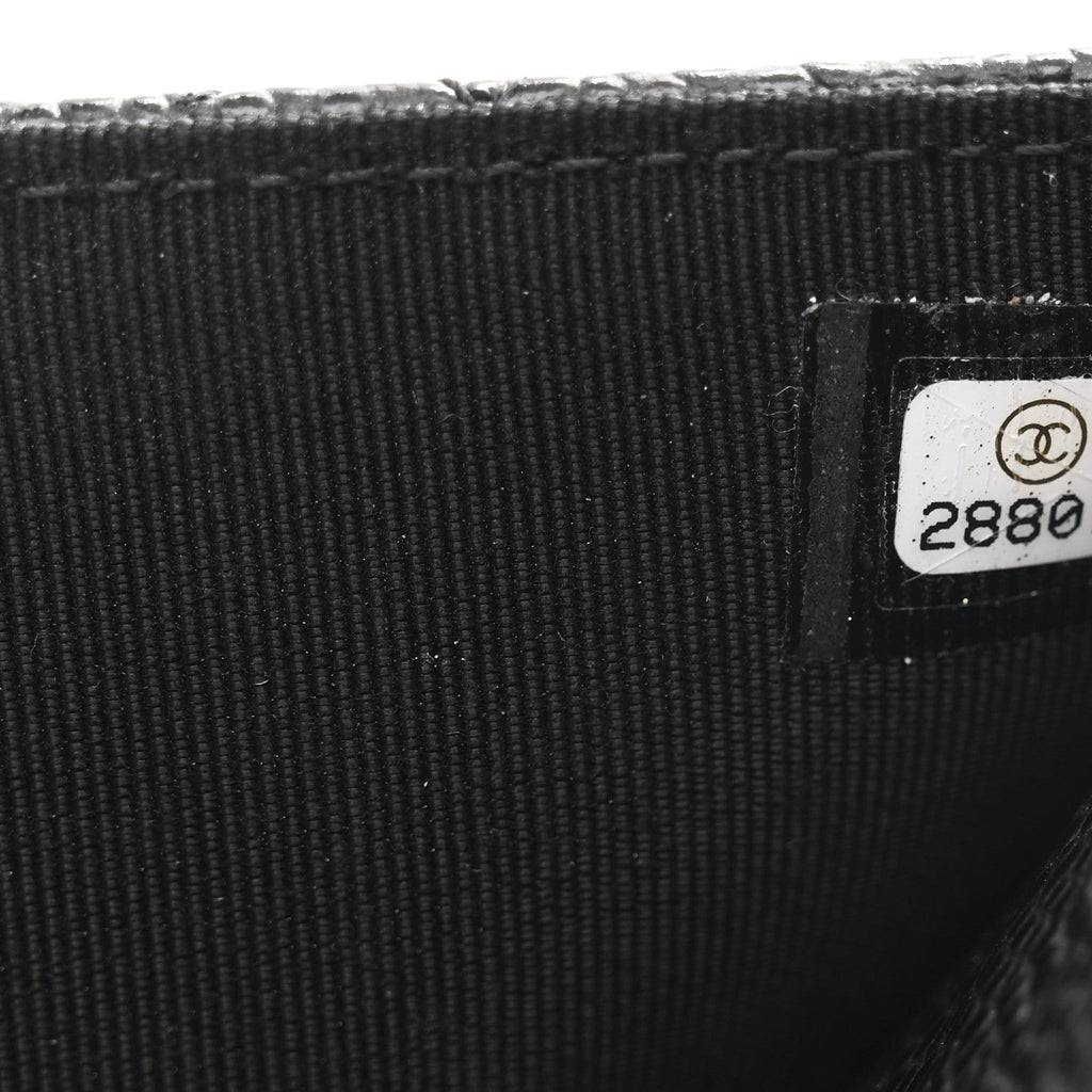 Chanel Caviar Quilted Wallet on Chain WOC Black