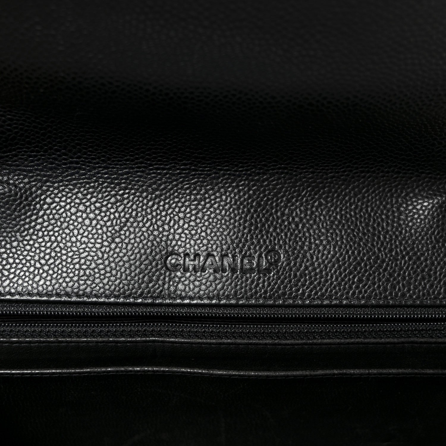Chanel Caviar Quilted Jumbo Single Flap Black