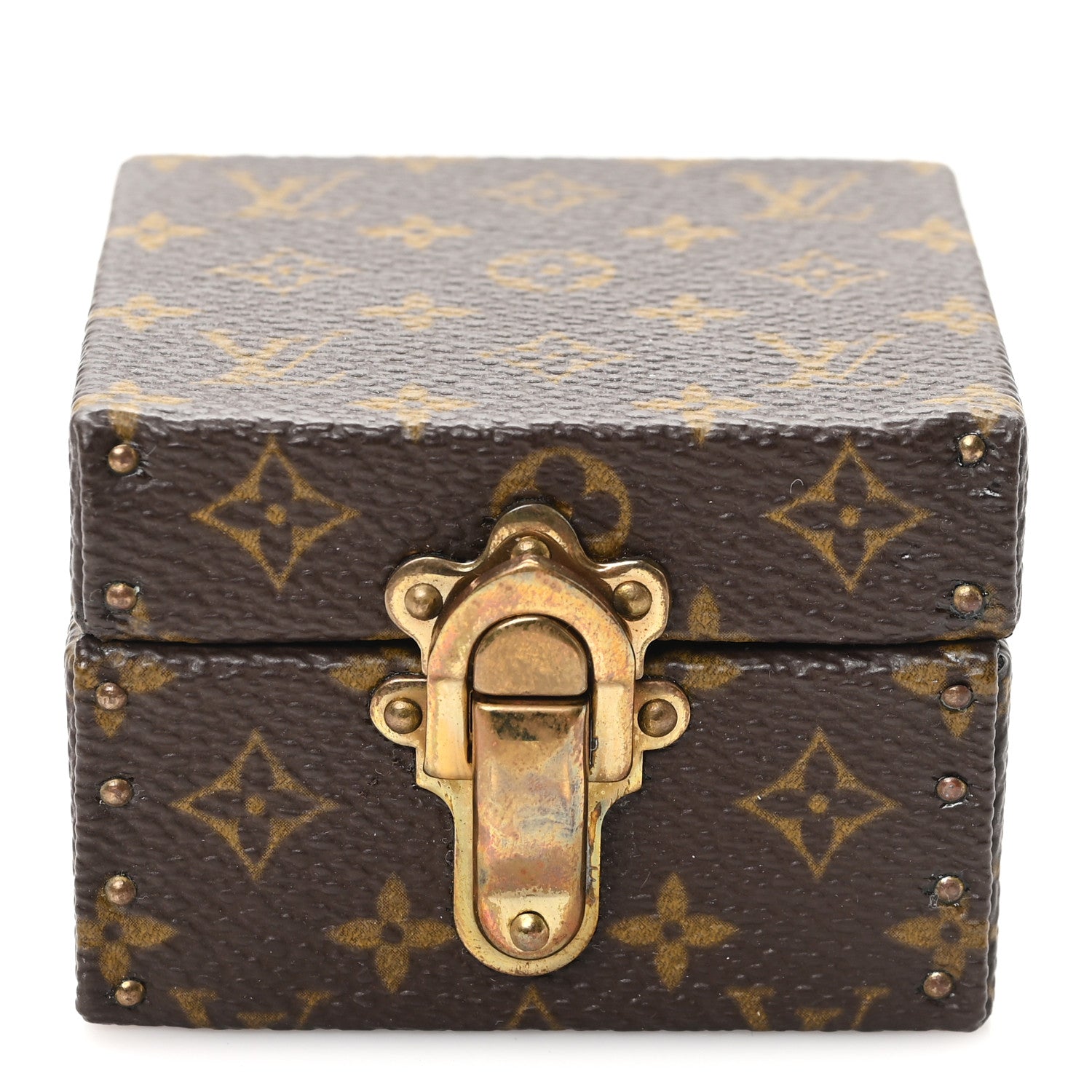 Louis Vuitton Monogram Ring Box Mini Trunk Case