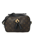 Louis Vuitton Monogram Saintonge Black