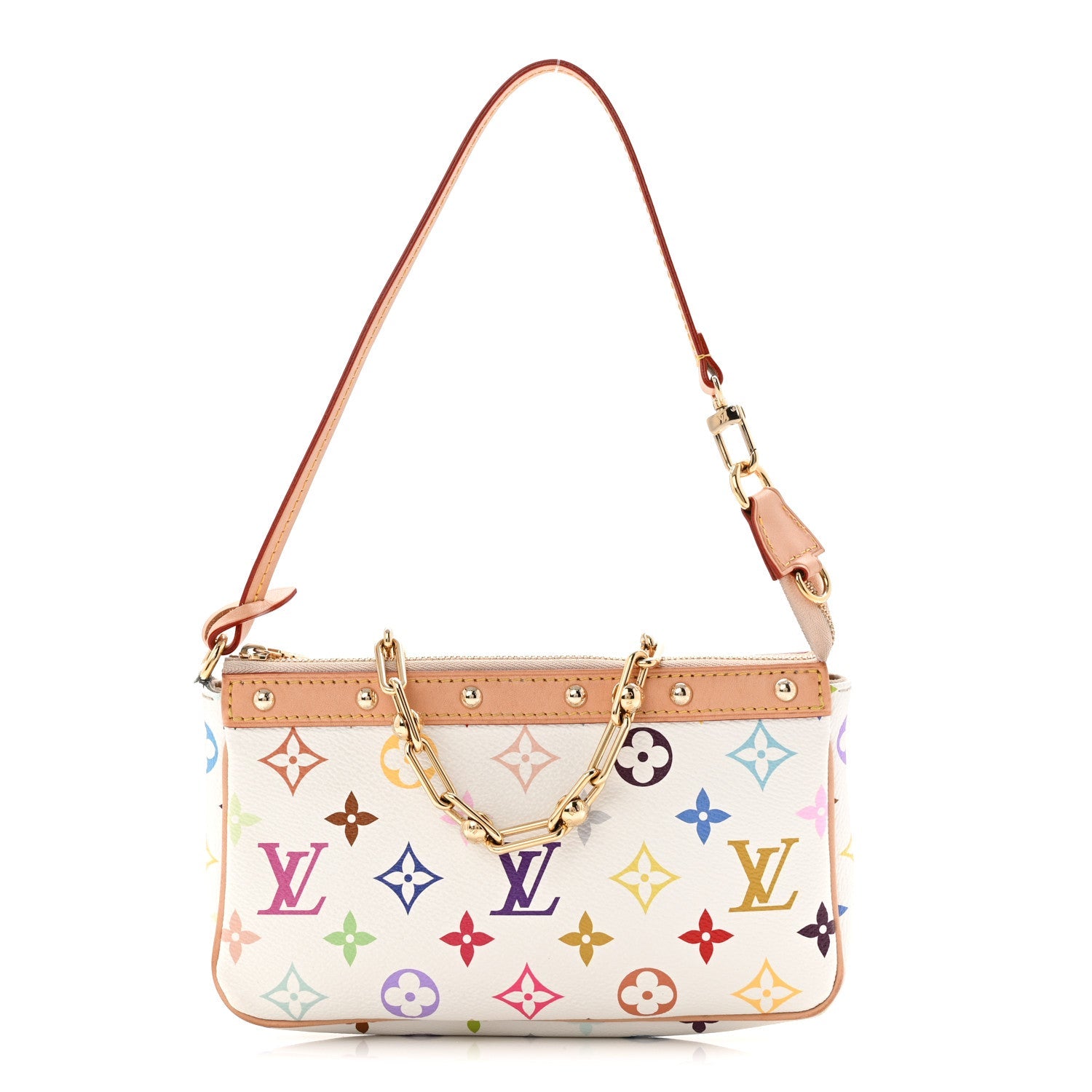 Louis Vuitton LV X TM Monogram Multicolor Pochette Accessories White