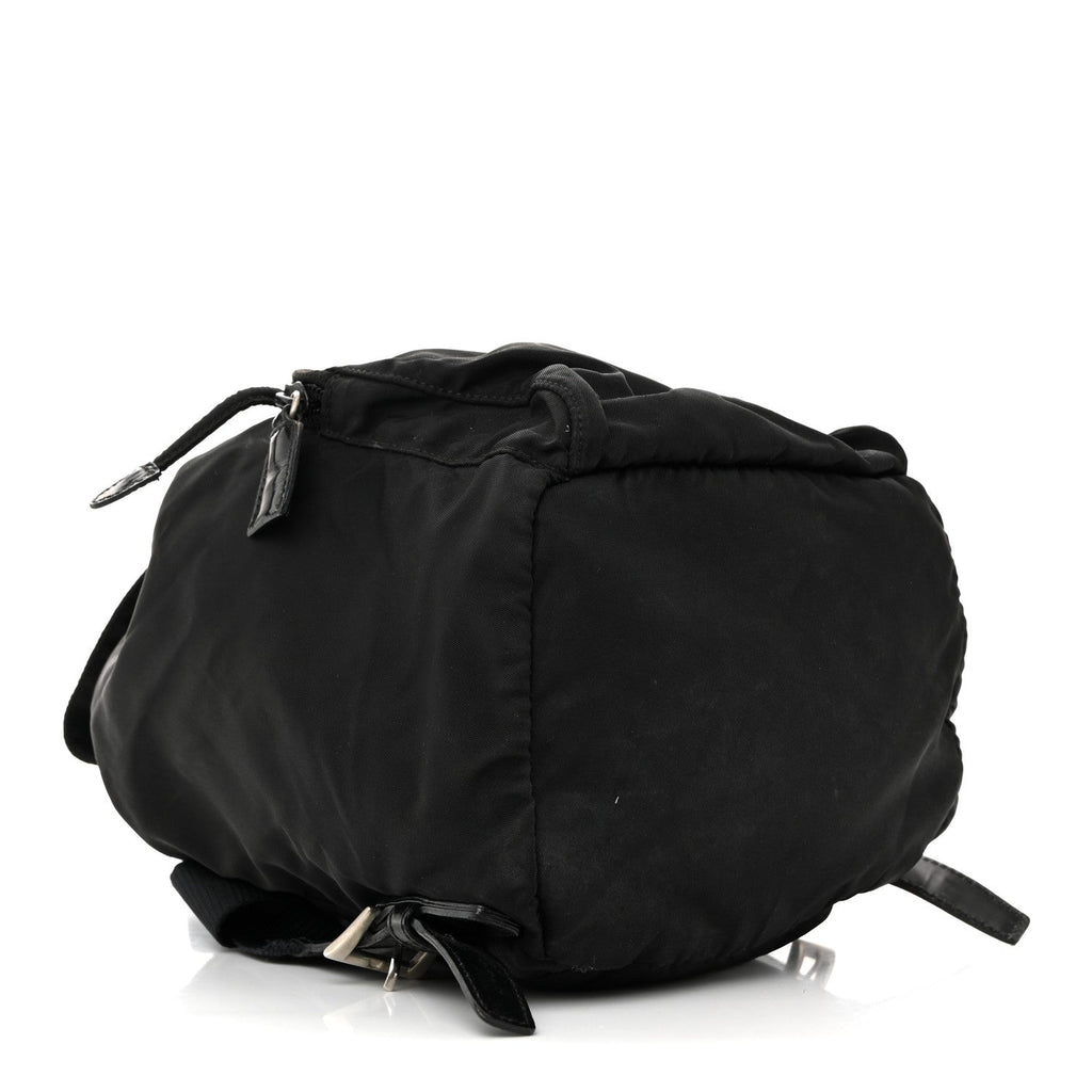 Prada Nylon Vela Mini Cinch Backpack Black