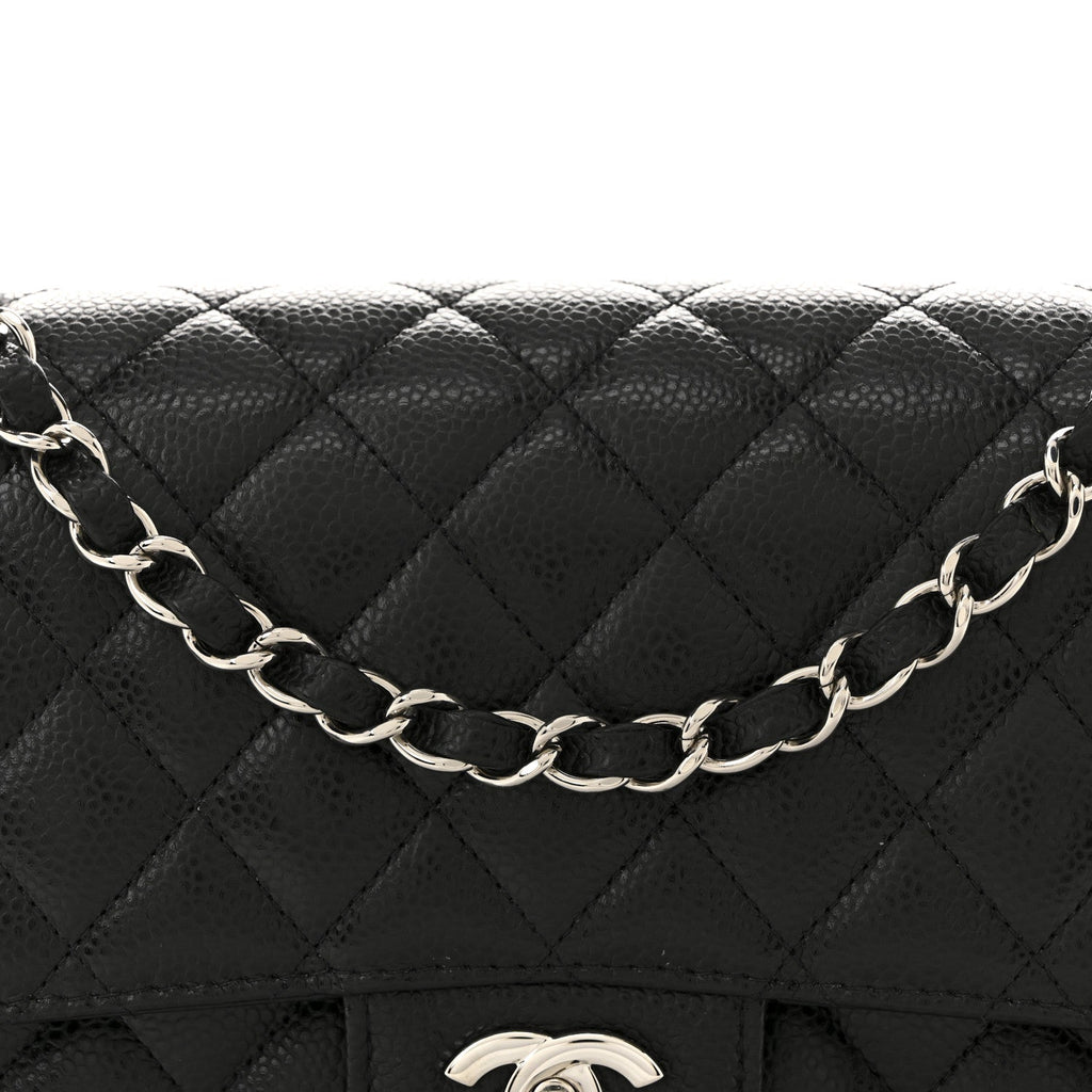Chanel Caviar Quilted Medium Double Flap Black