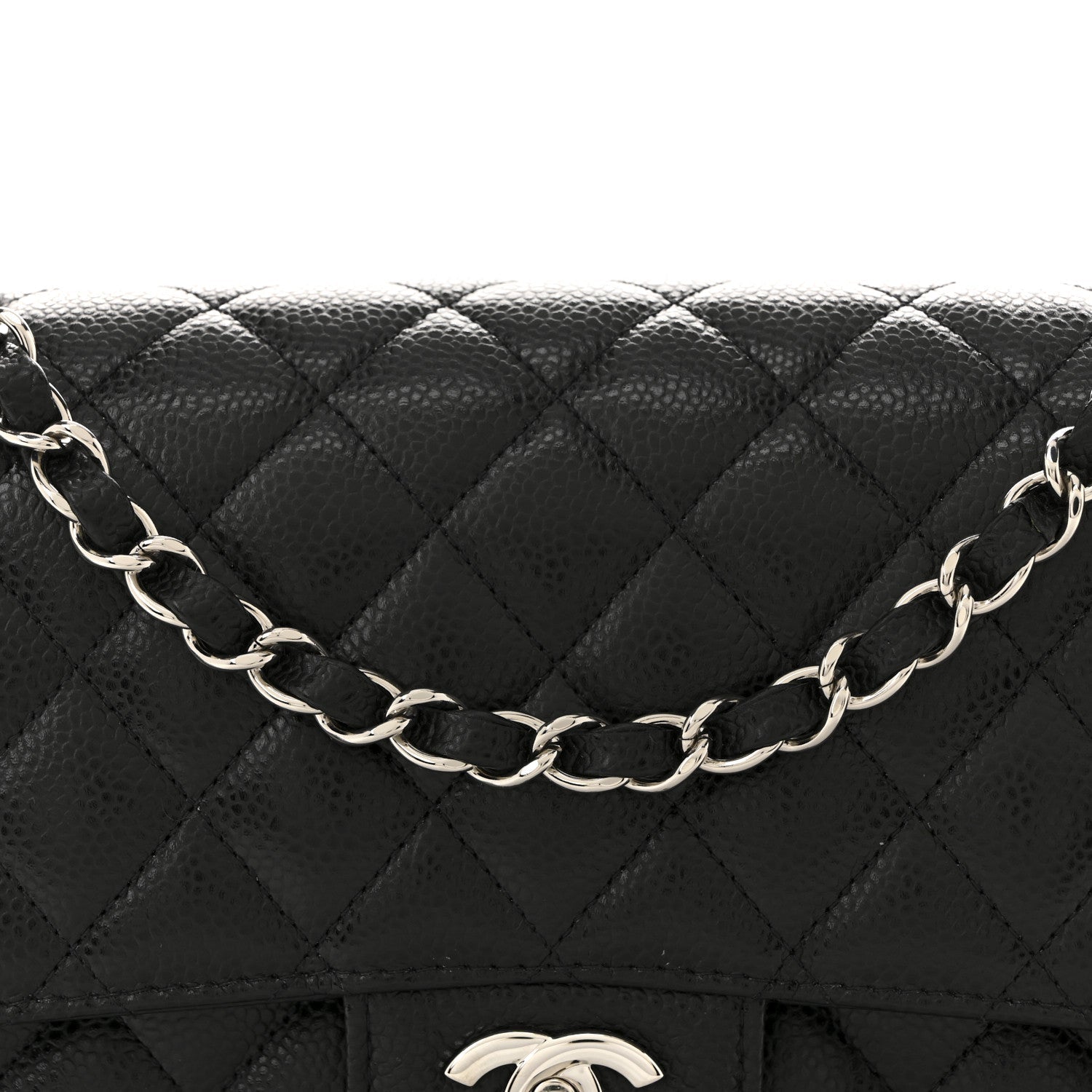Chanel Caviar Quilted Medium Double Flap Black