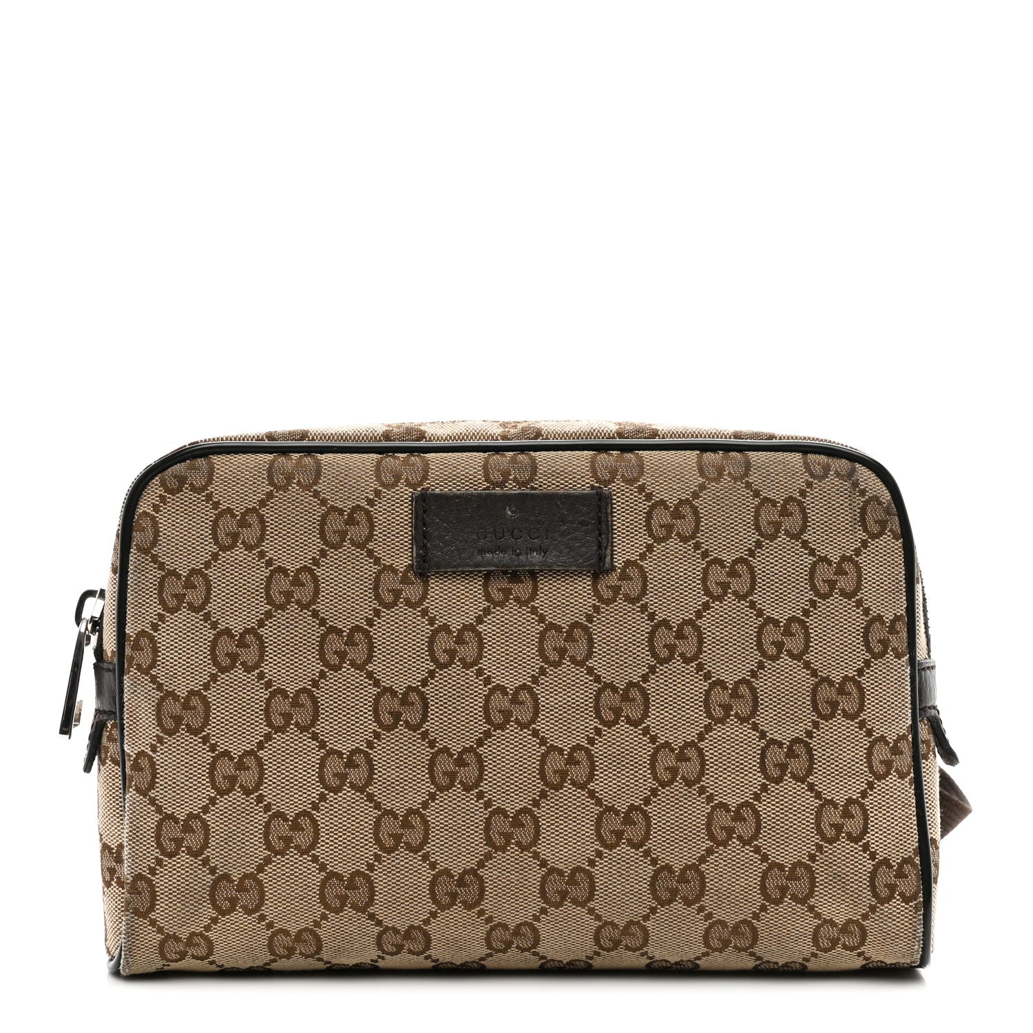 Gucci Monogram Belt Bag Dark Brown