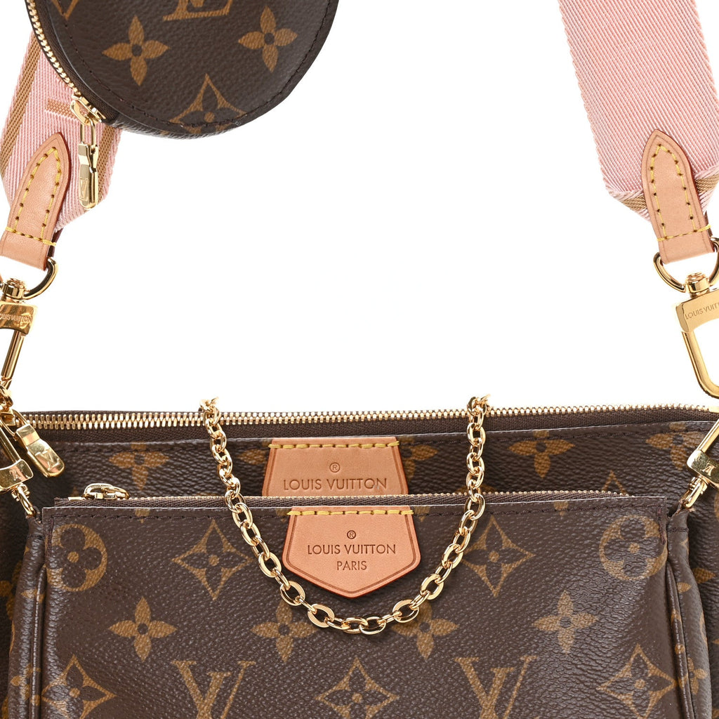 Louis Vuitton Monogram Multi Pochette Accessories Rose Clair