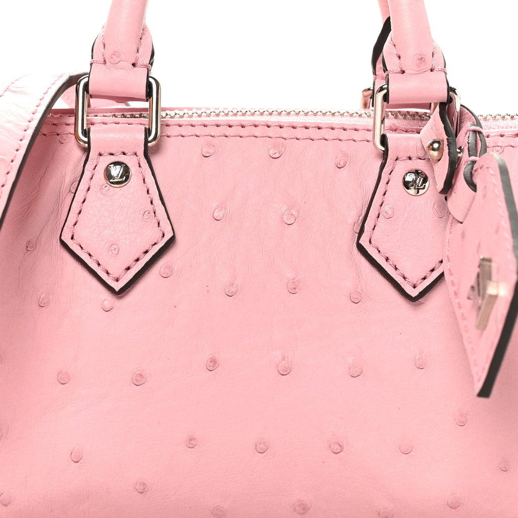 Louis Vuitton Ostrich Speedy   Pink