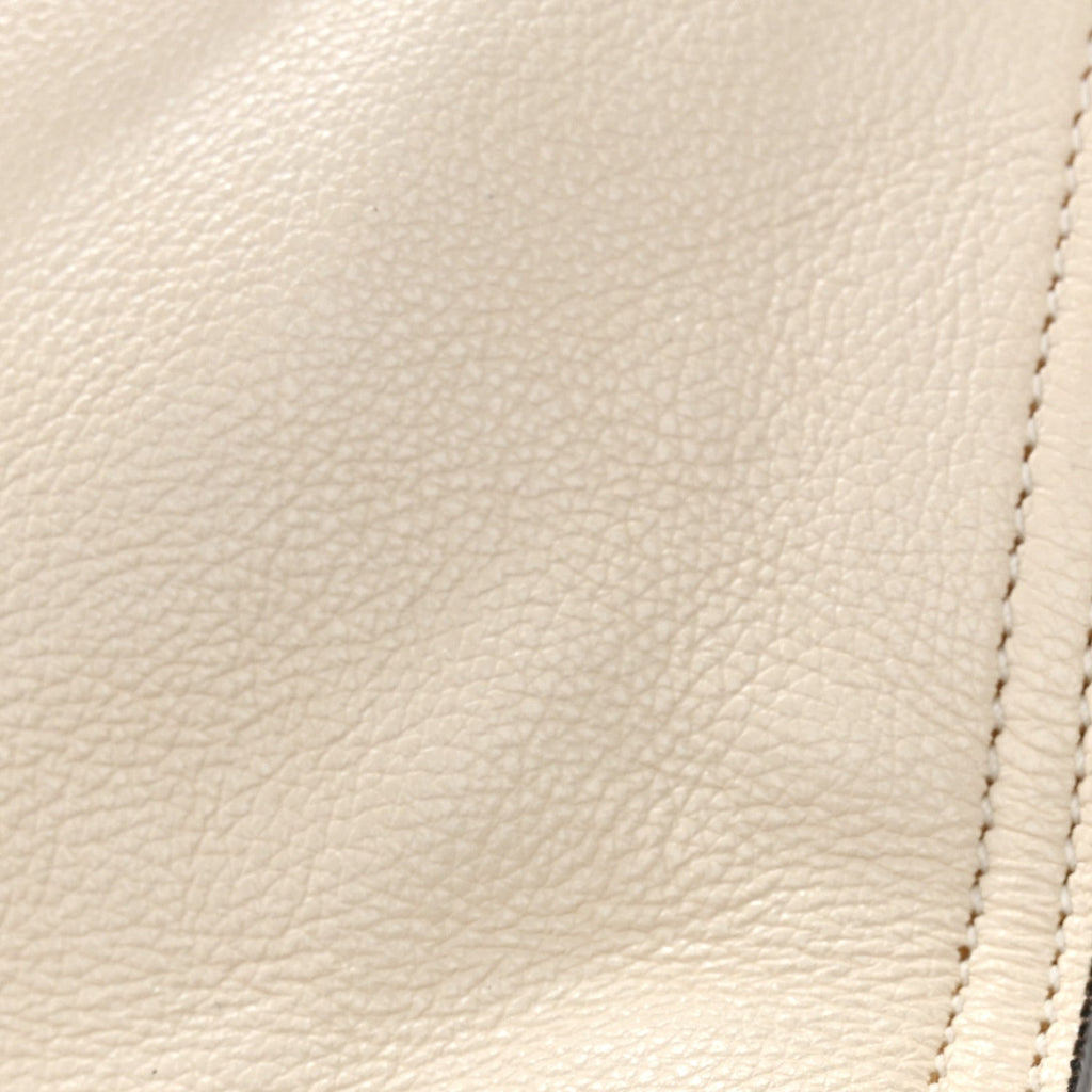 Prada Glace Calf Etiquette Flap Bianco Astra