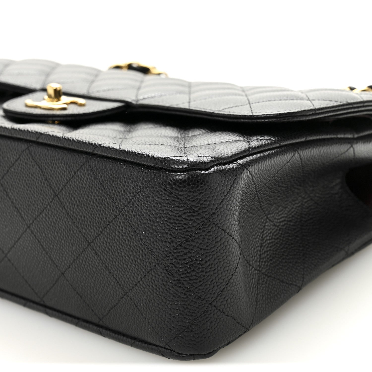 Chanel Caviar Quilted Jumbo Double Flap Black