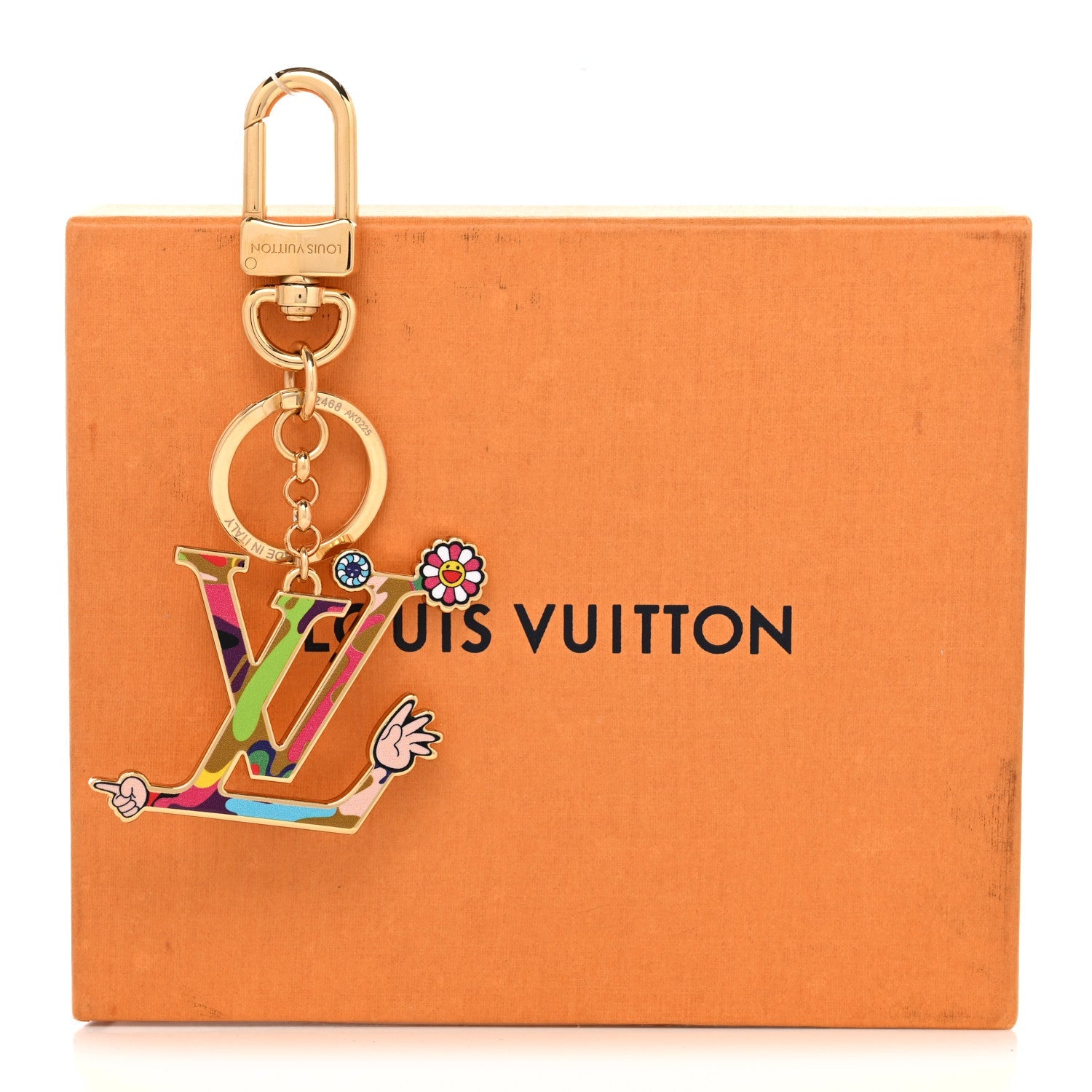 Louis Vuitton LV X TM Iconic Superflat Bag Charm Key Holder Multicolor