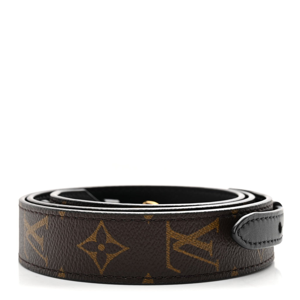 Louis Vuitton Monogram Bandouliere Shoulder Strap XL Black