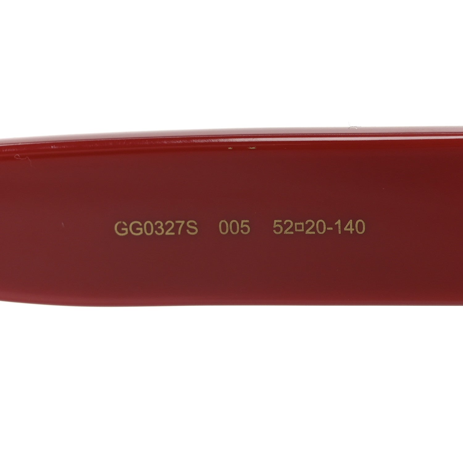Gucci Acetate Glitter Sunglasses GG0327S Red