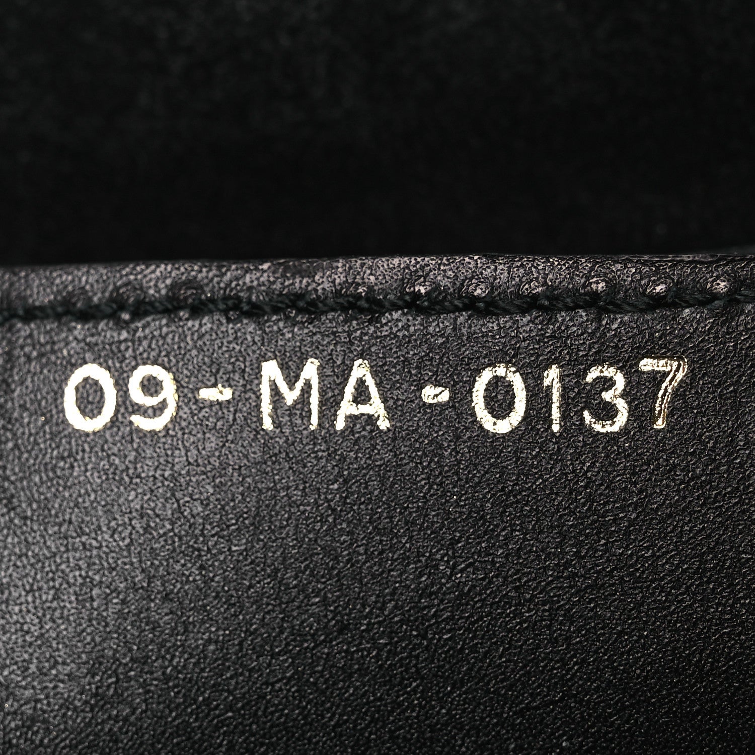 Christian Dior Calfskin D Fence Saddle Bag Black