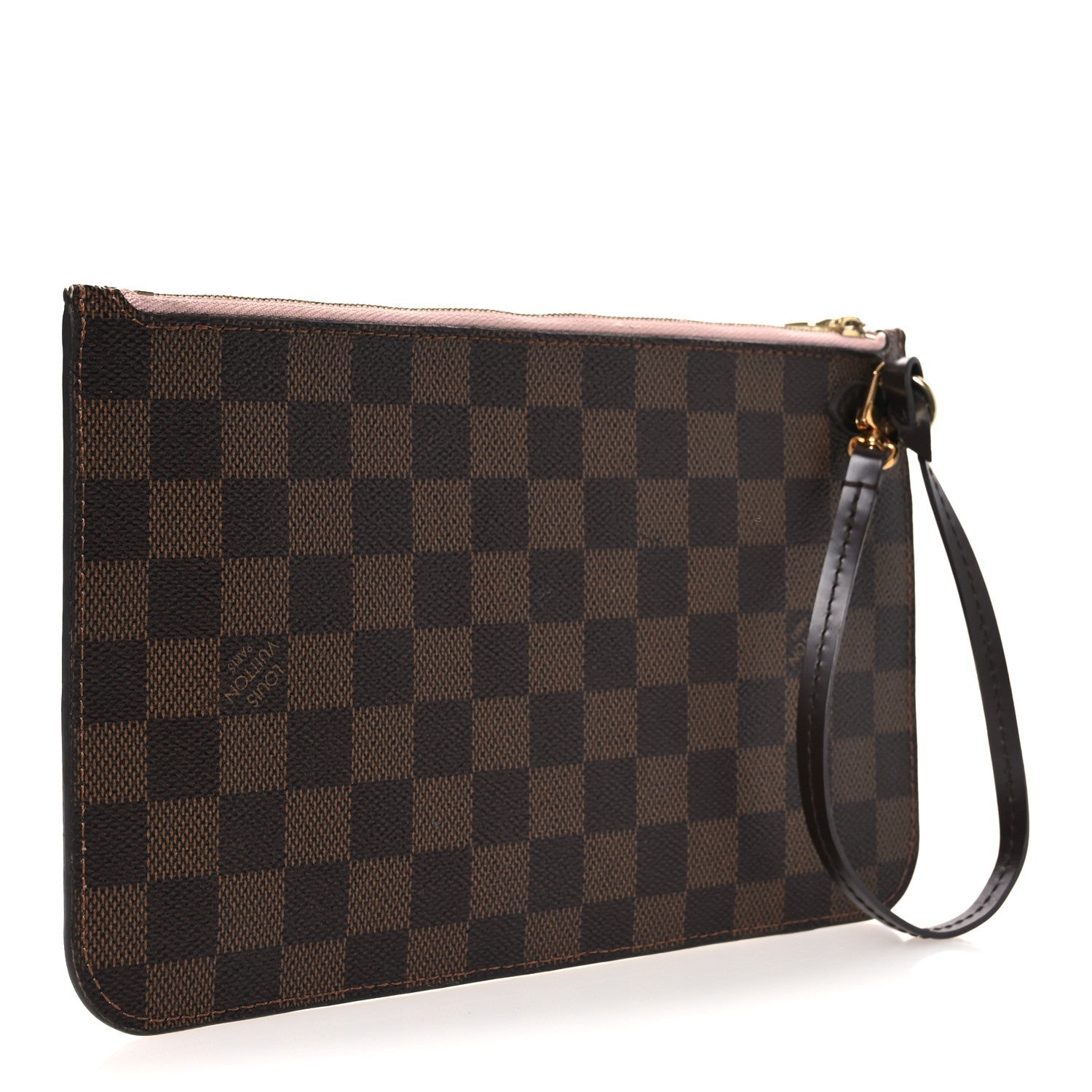 Louis Vuitton Damier Ebene Neverfull MM GM Pochette Rose Ballerine