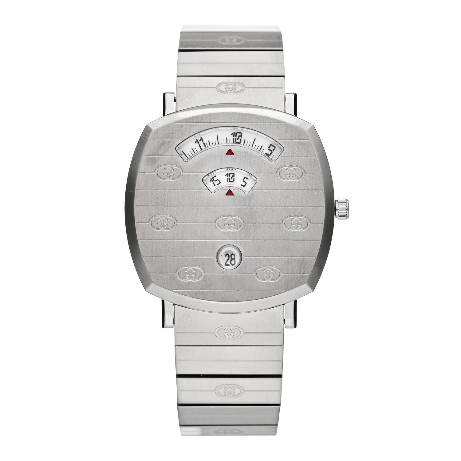 Gucci Stainless Steel 38mm Grip Quartz Watch
